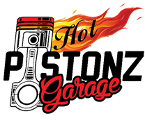 Hot Pistonz Logo for auto repair shop dubai